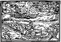 A woodcut from 1628, mocking the contemporary theories